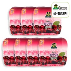 산도깨비 화장실용 탈취제 블랙체리향, 7개, 300g