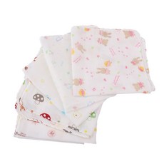 Zeyuan 아기 수건 걸이 손수건 거즈 수유 타올 (얇은 스타일) 5pcs
