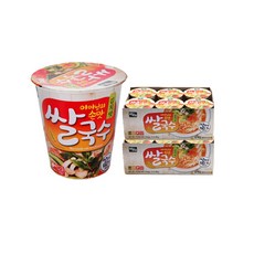 백제 쌀국수 김치맛 미니컵(컵라면) 58g x 12개