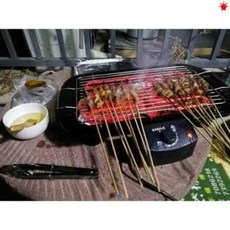 무연 1~2인용 와이드 캠핑그릴 전기포트 오븐 바베큐 온도조절기관 철판팬, 04 전기오븐+그물(밀망)접유판유송