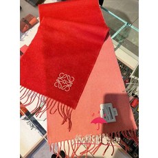 LOEWE로의위력 겨울 가을 ANAGRAM 클래식 양면 캐시미어 넥워머