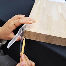 직각자 철자 각자 재단 목공용 스텐 알루미늄 투명 플라스틱 T자 30cm 제도용자 t자 잣대