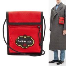 BALENCIAGA 분당 발렌시아가 로고 크로스백 레드 1314434 131443 4