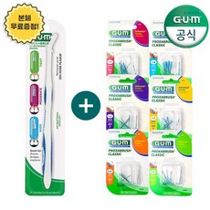 선스타 검 GUM 검 605 항균 치과 치간칫솔 리필 6개, (614) 6개