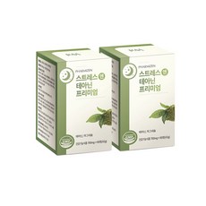 PHARMIZEN 스트레스 엔 테아닌 기능성 영양제, 2개, 60정