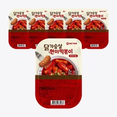 미트리 닭가슴살 현미떡볶이 오리지널 250g, 6개