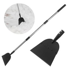 OCGIG 눈 삽 얼음 스크레이퍼 플랫 도로 야외 정원 청소 스크레이퍼용 137.2cm54인치 제거 도구 산책로용 접이식 다지기 진입로 잡초 잔디 자리, 1개