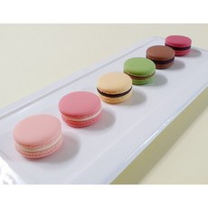 반달이네집 디저트 마카롱 모형 파츠 6가지 맛 미니어쳐 데코덴 DIY 슬라임 토핑 식완, 5.쵸코 마카롱