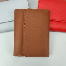 카드 여성용 미니 지갑 멀티 다기능 카드홀더 동전 심플 3 폴드 숏 클립 패션