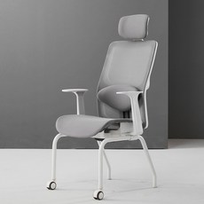 유어체어스 에어존 풀메쉬 책상 컴퓨터 사무용 사무실 공부 학생의자, 에어존 포커스, 화이트바디, 허리받침세트