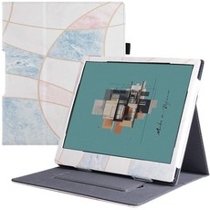 BOZHUORUI 스탠드 케이스 26.2cm 10.3인치 Onyx Boox Note Air3 C Air2 Plus ePaper 태블릿용 핸드 스트랩과 자동 슬립 웨이크가 있는, 대리석