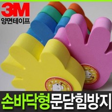돌리는손가락보호대 아이손 여닫이문 전용 손낌방지, 주황색