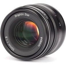 브라이틴스타 55mm F1.8 풀프레임 대형 조리개 수동 포커스 미러리스 카메라 렌즈 캐논 RF 마운트 EOSRP EOSR EOSR5 EOSR7 EOSR6 EOSR3 EOSR10에