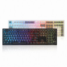 콕스 엠프리스 RGB PBT 완전방 (화이트35G 50G) 무접점키보드, 화이트(35G), 키압