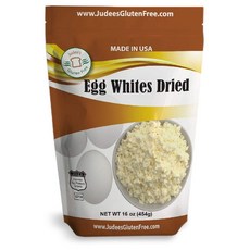 Judee's Gluten Free 주디 글루텐 프리 미국산 GMO 무첨가 흰 계란 가루 454 g, egg whites1 Pound, 454g