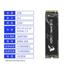 SSD메모리 기가바이트 AORUSGen4NVMEPCI-E4.0M.2500G/1T/2T고속 SSD, 1MB, T02-AORUS Gen4SSD2TB
