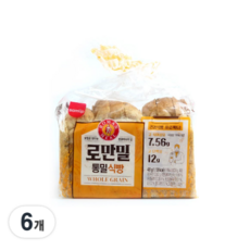 삼립 토종효모 로만밀식빵 420g * 6개 / 부드럽고 쫄깃한 식빵 / 코스트코 추천템