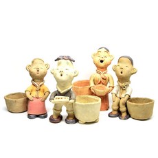 생필품:데코레이션 인형 26*CC*11x다육이 토분 화분 17x20cm(랜덤):착한가격