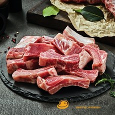 [우리아파트정육점] 돼지 등갈비 1kg (냉동), 1개, 1.2kg