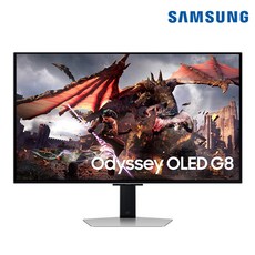 오디세이 OLED G8 G80SD S32DG800 32인치 OLED 게이밍모니터 UHD 4K 피벗 LS32DG800SKXKR