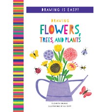 (영문도서) Drawing Flowers Trees and Plants Paperback, Windmill Books, English, 9781499487305