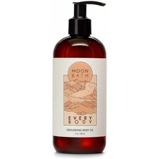 Every Body Grounding Body Oil Hairlava Jojoba Marula &amp; Moringa Oils는 Sandalwood와 Cypress를 결합하여 Calm Nerg, 단일옵션