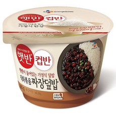 CJ제일제당 햇반 컵반 직화볶음 짜장덮밥, 280g, 10개