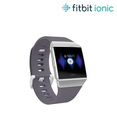 핏빗 Fitbit Ionic 아이오닉 스마트 워치, 실버그레이_FB503WTGY-CJK