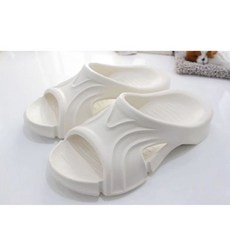 한예슬슬리퍼 통굽 키높이 남성용 야외 슬리퍼 가볍고 편안한 비치 신발 단색 경량 여름 해변용