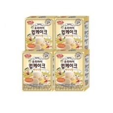 베베스트 처음먹는 우리아이 컵케이크 80g, 바나나맛, 4개