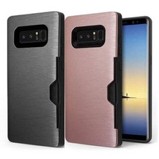 갤럭시 노트10 illu메탈 카드범퍼 N970 N971 케이스 (W48096B), 건메탈, 1개