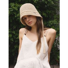 Marchen Sylo strap bonnet hat_3color