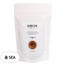 청년농원 저온가공 라벤더차 삼각티백, 50g, 50개입, 5개