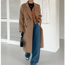  [#울80%]로튼 핸드메이드 롱 코트  상품 이미지