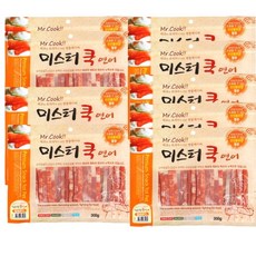  미스터쿡 강아지 간식 슬라이스, 연어, 12개입 