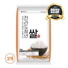 전라도청년 쌀 23년 햅쌀 새청무 단일품종 당일도정, 2개, 10kg