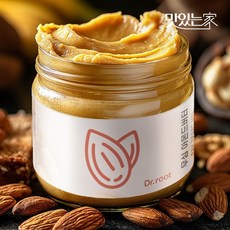무첨가 무심 아몬드버터 200g 2병 무설탕 무가당 아몬드100%, 닥터루트 무첨가 무심 아몬드버터 200g 2병, 2개