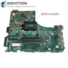 [해외] NOKOTION DA0ZQ0MB6E0 노트북 마더 보드 갈E5471G V3472P 메인 보드 SR1EF I54210U DDR3L, 상세내용표시