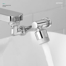 설치가 쉬운 자유자재 각도 조절 가제트 수도꼭지 회전 워터탭, 1개