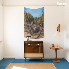 쉬폰 포스터 런던 Paul Dengo 대형 패브릭 인쇄 국내자체제작 4종