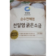 청정원 천일염 굵은소금, 1개, 1kg