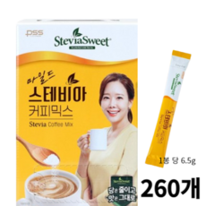 펄세스 마일드 스테비아 커피믹스, 6.5g, 130개입, 2개