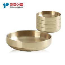 키친아트 금상첨화 티타늄 이중 찬기 (중) 11.5cm 5개 bri*38742oR, 본상품선택