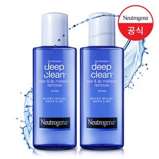 [뉴트로지나] 딥클린 립앤아이 리무버 112ml x2, 상세 설명 참조