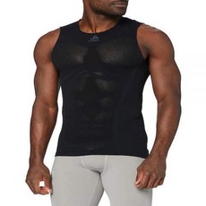 Odlo Men's Breathe 사이클링 탱크탑, 에스, 검은색