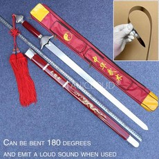 와키자시 태극권 무술 검 아침 운동 공연 훈련 부드러운 소리 선물 가방