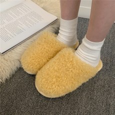 가정 실내 미끄럼방지 털신 학생 슬리퍼 어그 털 어그키즈 어그털 UGG 슬리퍼