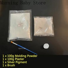 석고상 홈데코 석고 기념품용 DIY 핸드 풋 프린트 몰드 캐스팅 키트 커플 웨딩 액세서리 홈 데코 선물