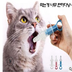 고양이약먹이기