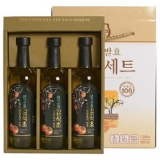식품명인 41호 샘고을 감식초명인선물SET 3호, 380ml, 3개